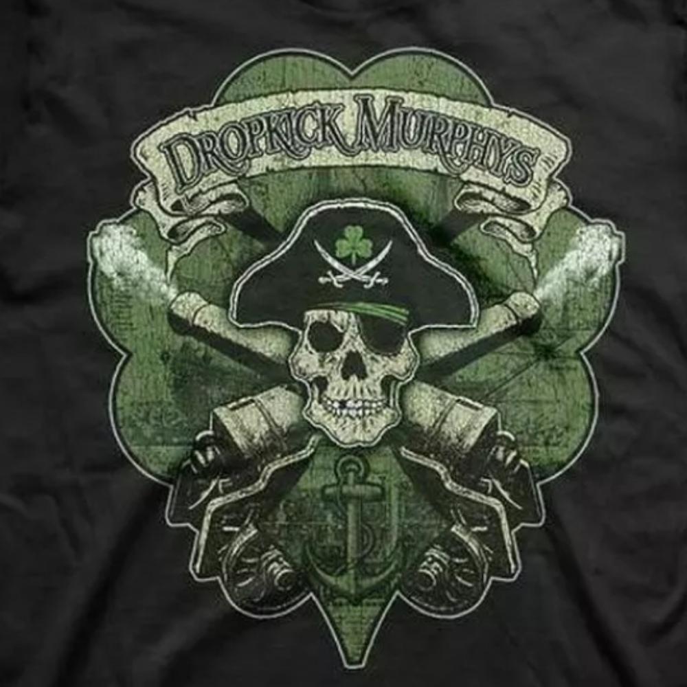 Dropkick Murphys Pirate Skull Punk Rock Shirt